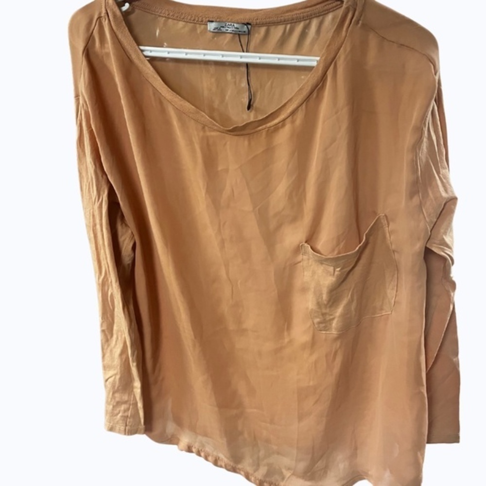 ZARA SEE THRU TOP